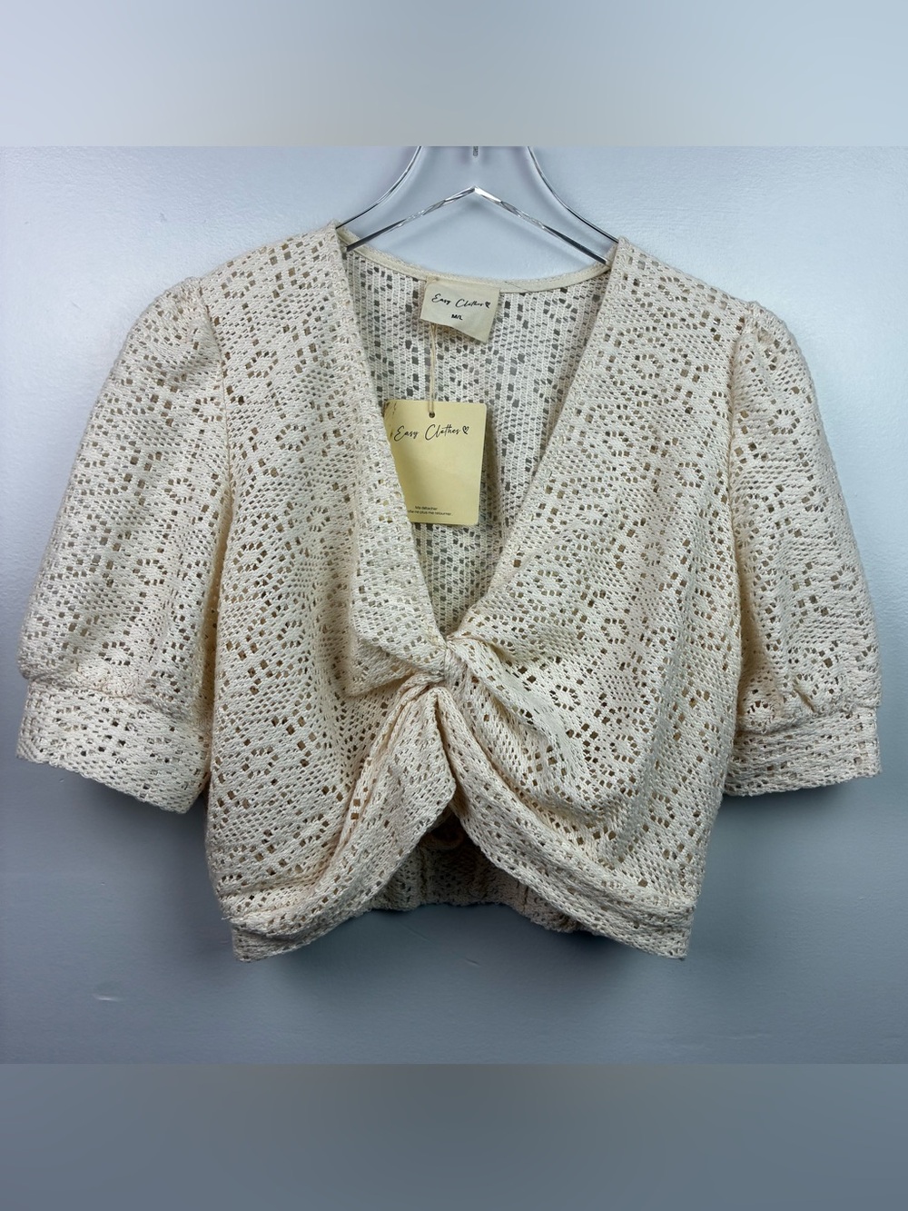 Easy Clothes NWT Embroidered Safia Lace Blouse